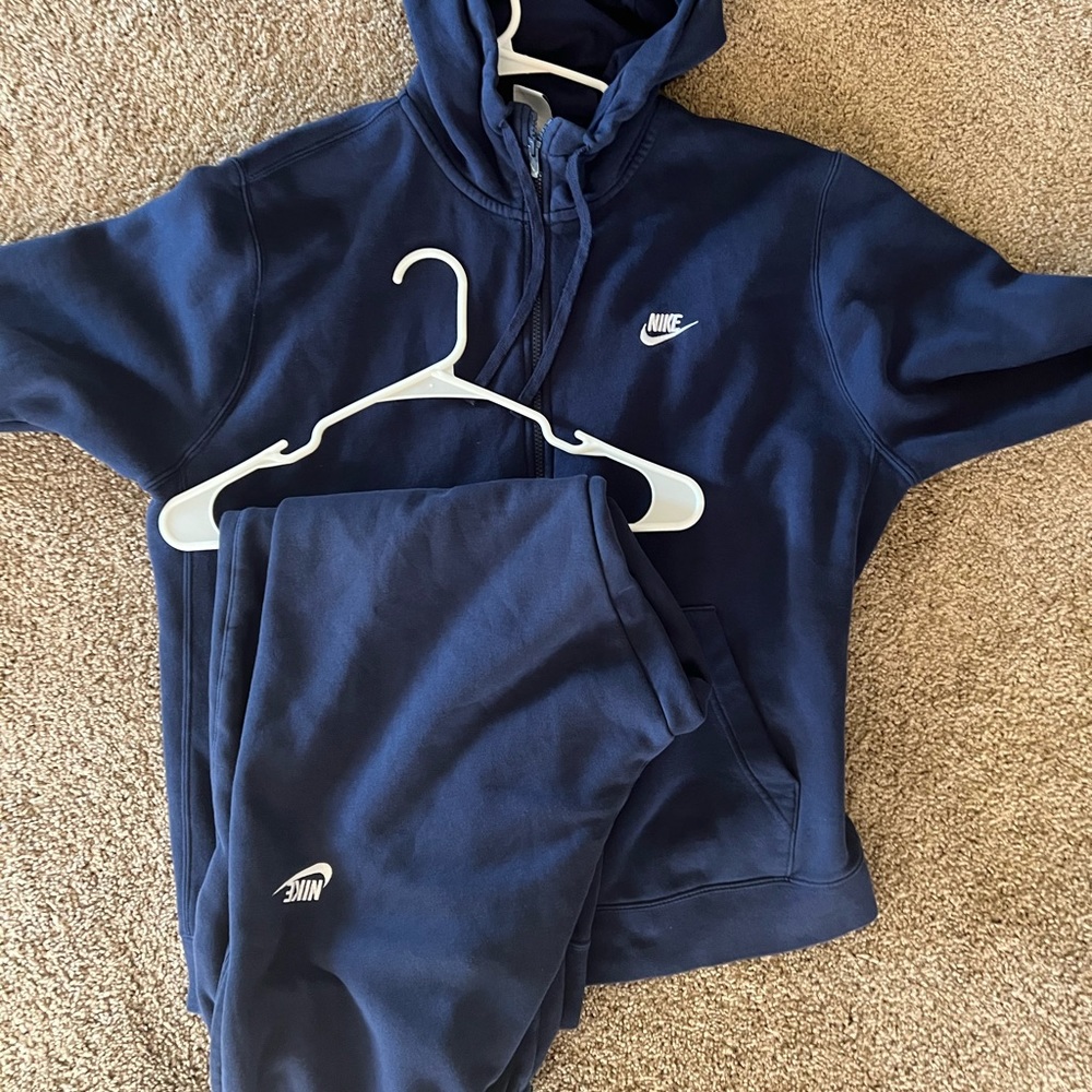 Dark Blue Nike Sweat Suit XXL